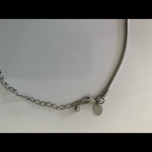 Lia Sophia Three Tier Peridot Green Blue Balls Circle Drop Necklace - Picture 4 of 5